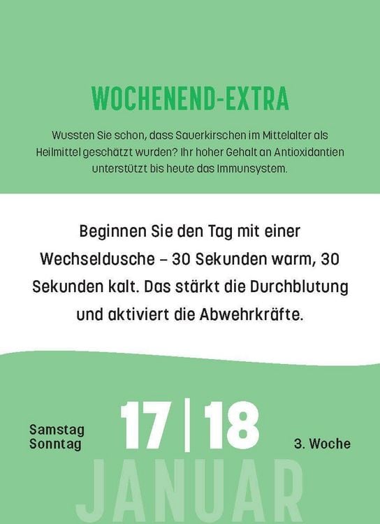 Produktbild: Gesundheit f&uuml;r jeden Tag 2026 - Tagesabrei&szlig;kalender zum Aufstellen oder Aufh&auml;ngen