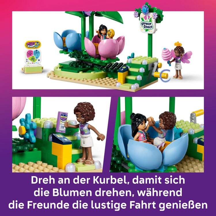 Produktbild: LEGO Friends 42702 Feentassen-Karussell mit Blumendeko, Bauspielzeug f&uuml;r M&auml;dchen und Jungen ab 7 Jahren