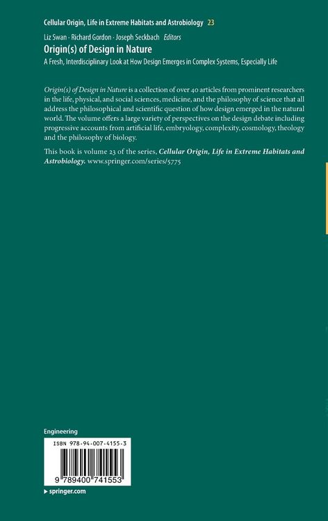 Produktbild: Origin(s) of Design in Nature