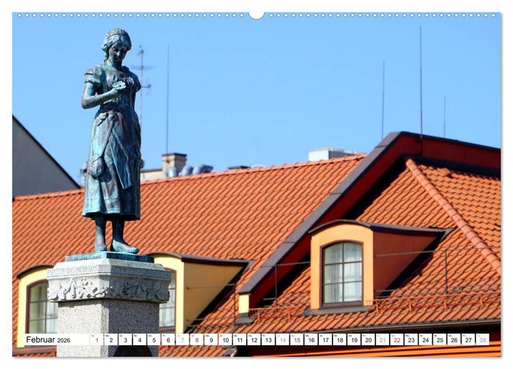 Produktbild: Memel - Klaipeda. Litauens Fenster zum Meer (hochwertiger Premium Wandkalender 2026 DIN A2 quer), Kunstdruck in Hochglanz