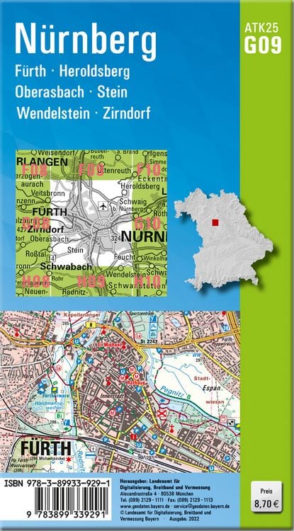 Produktbild: N&uuml;rnberg 1 : 25 000