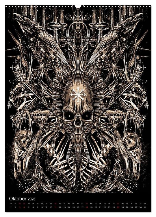 Produktbild: BLOODBOY/DARK ILLUSTRATION (Wandkalender 2026 DIN A2 hoch), CALVENDO Monatskalender