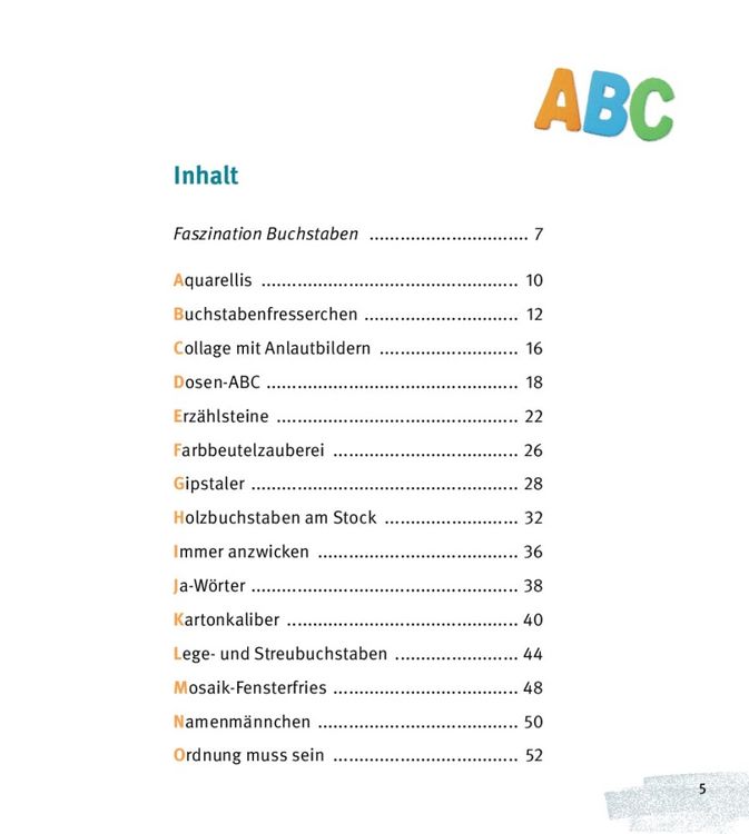 Produktbild: Das kreative ABC-Buch