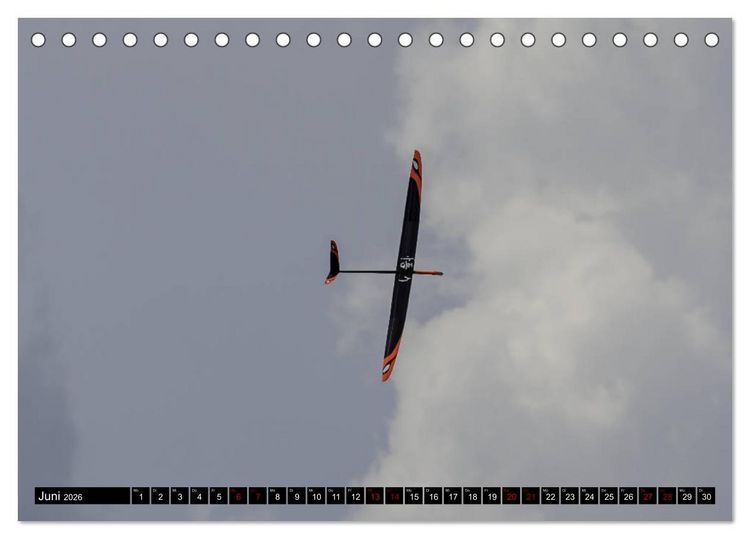 Produktbild: F-5J Segler, Bilder zur Bavarian Open Serie (Tischkalender 2026 DIN A5 quer), CALVENDO Monatskalender