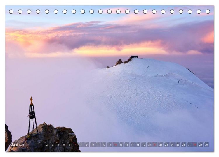 Produktbild: Monte Rosa (Tischkalender 2026 DIN A5 quer), CALVENDO Monatskalender