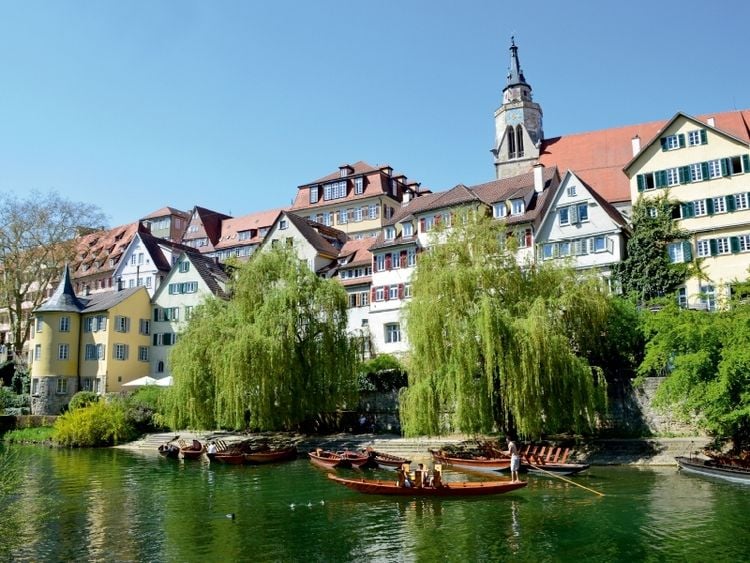 Produktbild: CALVENDO Puzzle T&uuml;bingen 1000 Teile Puzzle quer | 1000 Teile Lege-Gr&ouml;&szlig;e 64 &times; 48 cm Foto-Puzzle f&uuml;r gl&uuml;ckliche Stunden