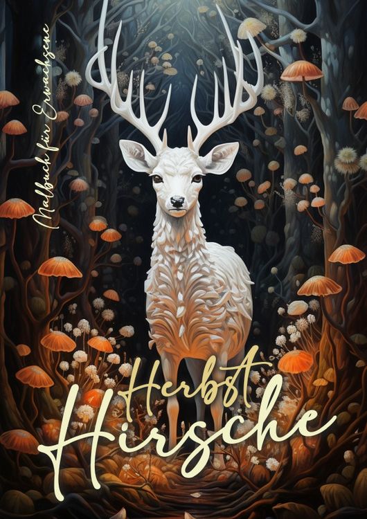 Produktbild: Herbst Hirsche Malbuch f&uuml;r Erwachsene