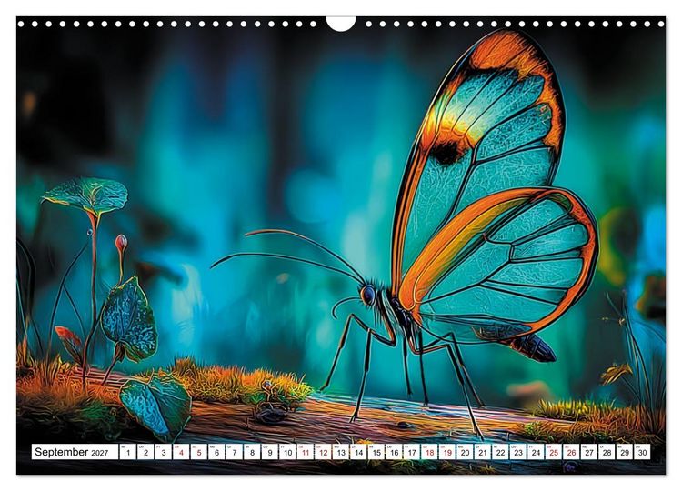 Produktbild: Magische Leuchtinsekten (Wandkalender 2027 DIN A3 quer), CALVENDO Monatskalender