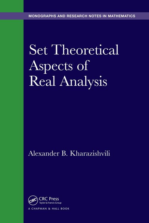 Produktbild: Set Theoretical Aspects of Real Analysis