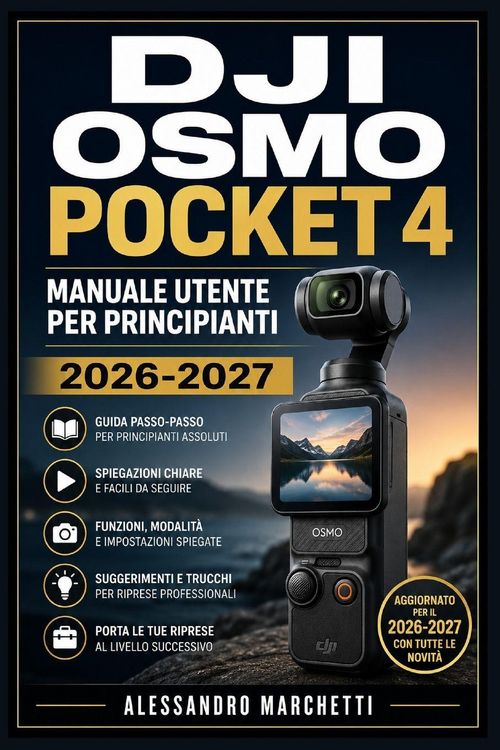 Produktbild: DJI Osmo Pocket 4 Manuale Utente per Principianti 2026-2027