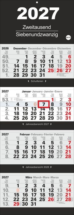 Produktbild: 4-Monatsplaner 2027