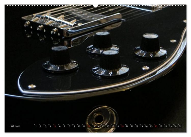Produktbild: GITARREN Closeups (hochwertiger Premium Wandkalender 2026 DIN A2 quer), Kunstdruck in Hochglanz