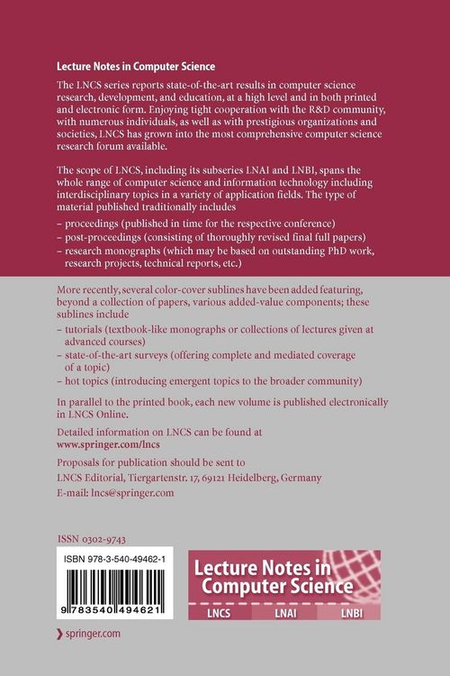 Produktbild: Cryptology and Network Security