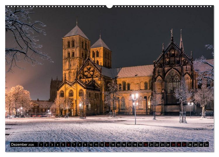Produktbild: Das M&uuml;nsterland - Meine Impressionen (hochwertiger Premium Wandkalender 2026 DIN A2 quer), Kunstdruck in Hochglanz