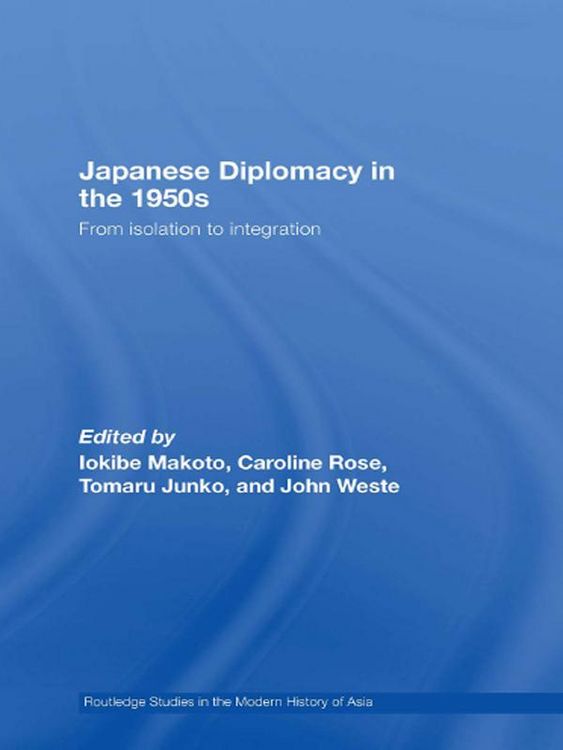 Produktbild: Japanese Diplomacy in the 1950s
