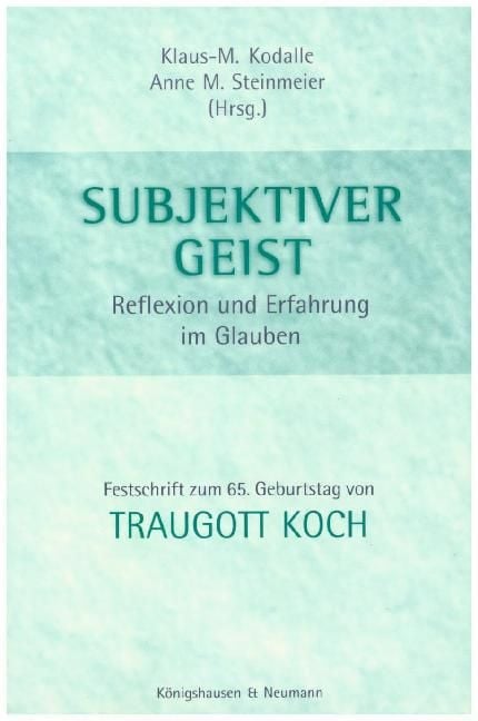 Produktbild: Subjektiver Geist