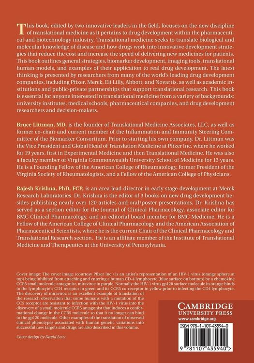 Produktbild: Translational Medicine and Drug Discovery