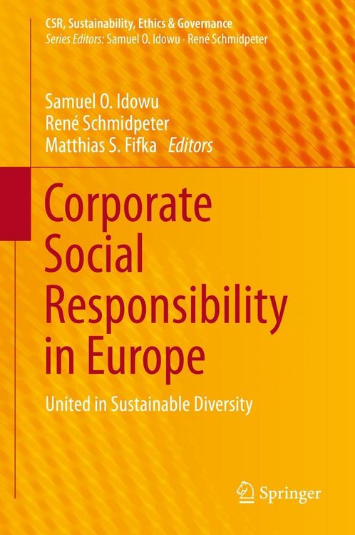 Produktbild: Corporate Social Responsibility in Europe