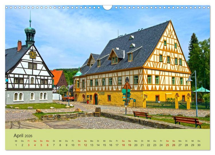Produktbild: Das Erzgebirge Welterbe und Natur (Wandkalender 2026 DIN A3 quer), CALVENDO Monatskalender