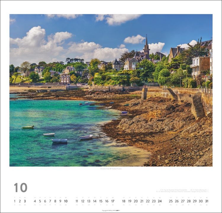 Produktbild: Bretagne Kalender 2027 - St&uuml;rmische Romantik