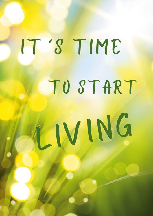 Produktbild: Tagebuch - Notizbuch It&acute;s Time to Start Living