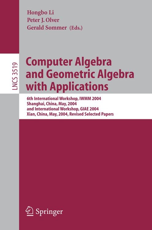 Produktbild: Computer Algebra and Geometric Algebra with Applications
