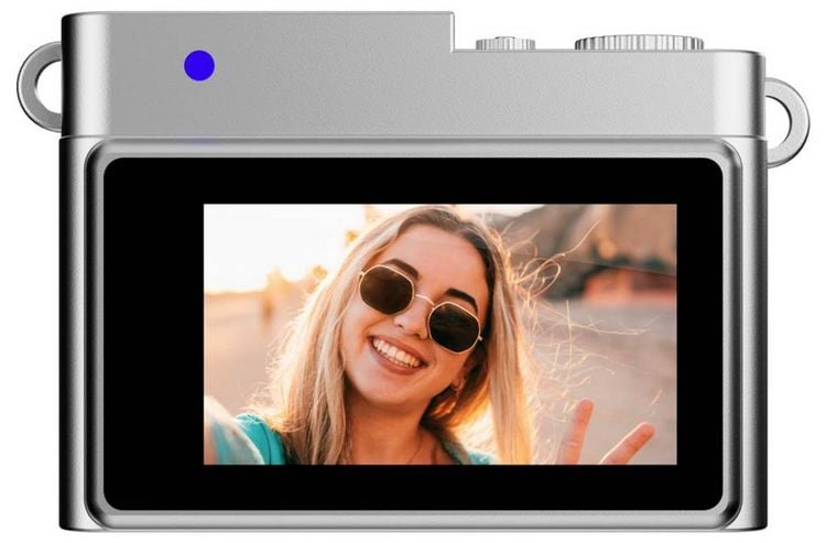 Produktbild: Easypix MiniPro XS1 Digitalkamera 2 Megapixel Schwarz, Silber Full HD Video, mit eingebautem Blitz, Integrierter Akku