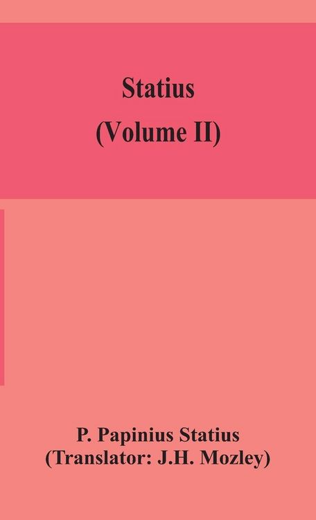 Produktbild: Statius (Volume Ii)