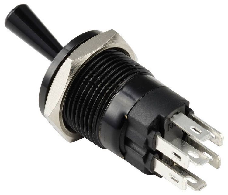 Produktbild: TRU COMPONENTS TC-14378420 Kippschalter 250 V/AC 15A 1 x Ein/Aus IP67 1St.