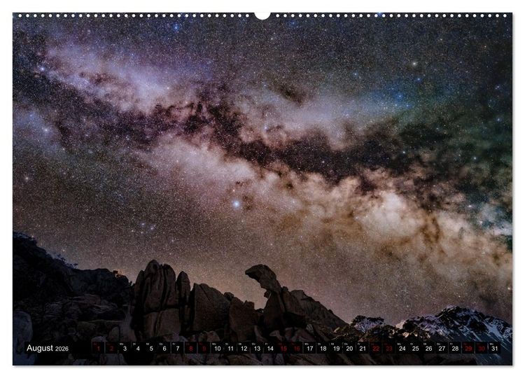 Produktbild: Deepsky Wide (Wandkalender 2026 DIN A2 quer), CALVENDO Monatskalender