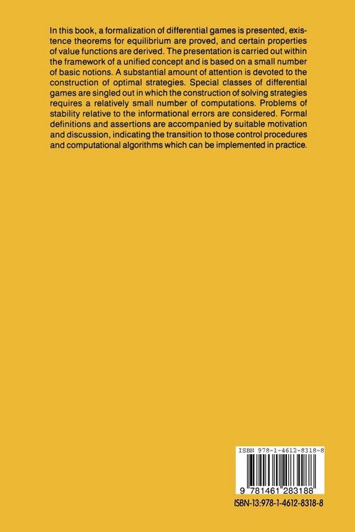 Produktbild: Game-Theoretical Control Problems