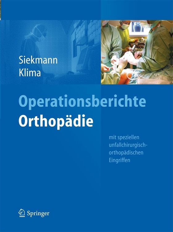 Produktbild: Operationsberichte Orthop&auml;die