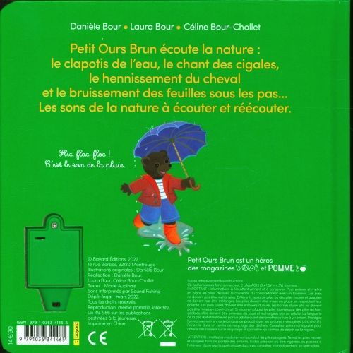 Produktbild: Petit Ours Brun &eacute;coute la nature