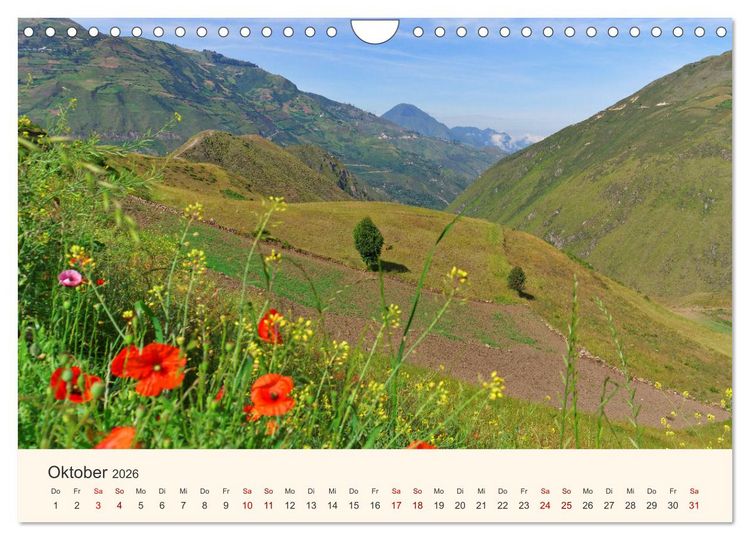 Produktbild: Entdecke Ecuador (Wandkalender 2026 DIN A4 quer), CALVENDO Monatskalender