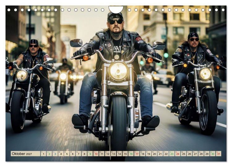 Produktbild: Rockergl&uuml;ck (Wandkalender 2027 DIN A4 quer), CALVENDO Monatskalender