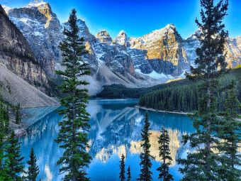 Produktbild: CALVENDO Puzzle Der Moraine Lake wurde 1969 sogar auf der 20-Dollar-Note im Rahmen der Scenes of Canadian Series abgebildet. | 1000 Teile Lege-Gr&ouml;&szlig;e 64x48cm Foto-Puzzle f&uuml;r gl&uuml;ckliche Stunden