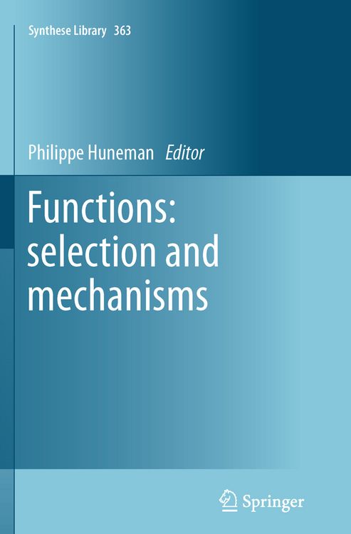 Produktbild: Functions: selection and mechanisms