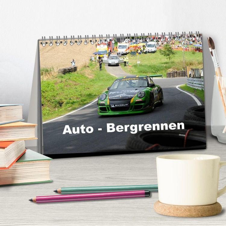 Produktbild: Auto - Bergrennen (Tischkalender 2026 DIN A5 quer), CALVENDO Monatskalender