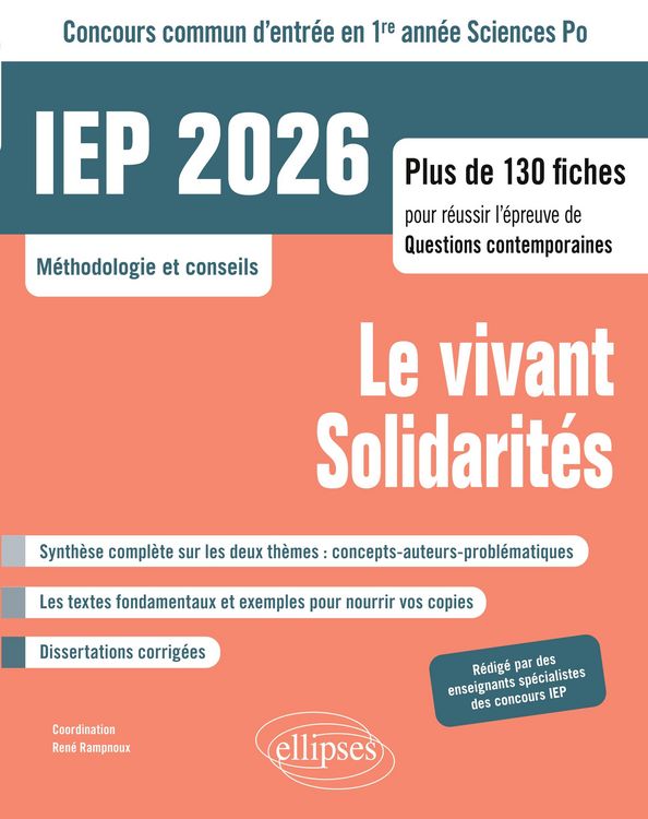 Produktbild: CONCOURS COMMUN IEP 2026