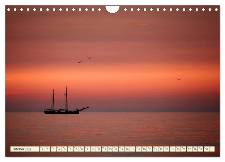 Produktbild: Ostsee - Impressionen (Wandkalender 2026 DIN A4 quer), CALVENDO Monatskalender