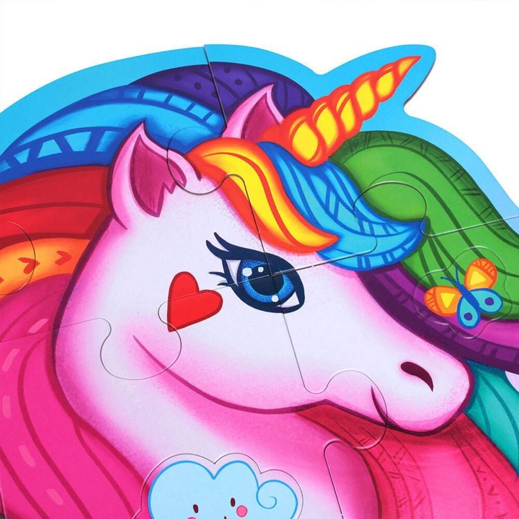 Produktbild: Puzzle Roter K&auml;fer Bodenpuzzle Ein magisches Einhorn RK7010-03