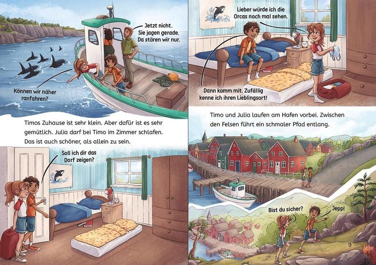 Produktbild: Lesel&ouml;wen 3. Klasse - Orcas in Gefahr