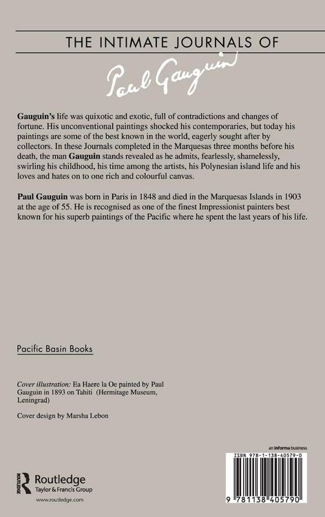 Produktbild: Intimate Journals Of Paul Gaugui