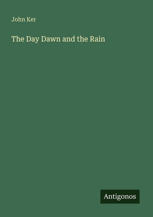 Produktbild: The Day Dawn and the Rain