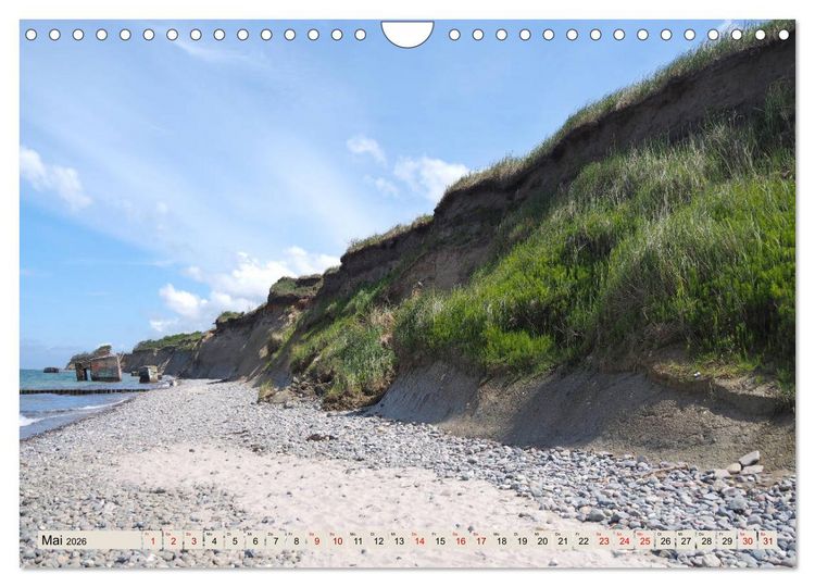 Produktbild: Ostseebad Wustrow K&uuml;stenimpressionen (Wandkalender 2026 DIN A4 quer), CALVENDO Monatskalender