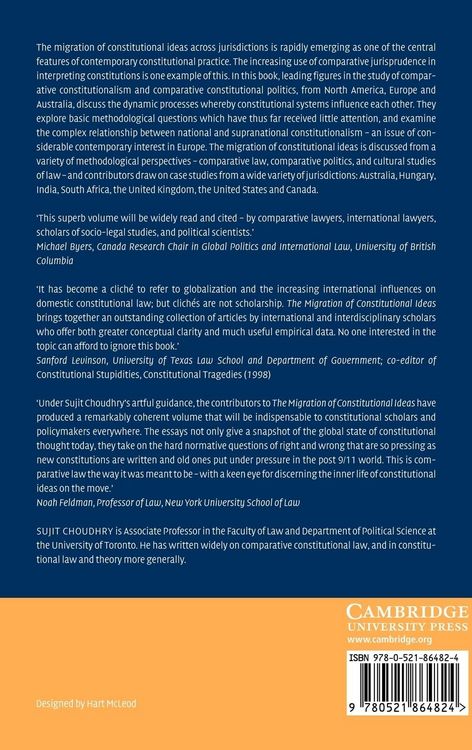 Produktbild: The Migration of Constitutional Ideas