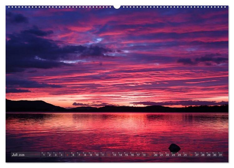 Produktbild: Bodensee zur blauen Stunde (Wandkalender 2026 DIN A2 quer), CALVENDO Monatskalender