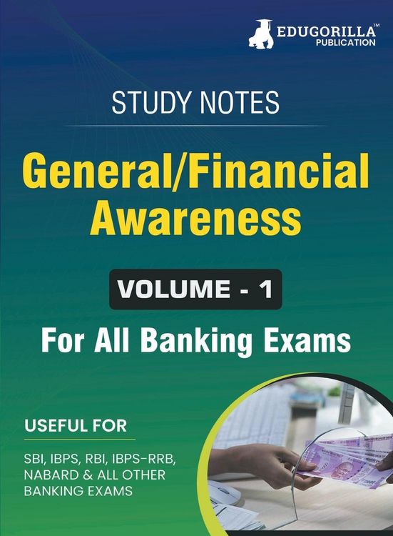 Produktbild: General/Financial Awareness (Vol 1) Topicwise Notes for All Banking Related Exams | A Complete Preparation Book for All Your Banking Exams with Solved