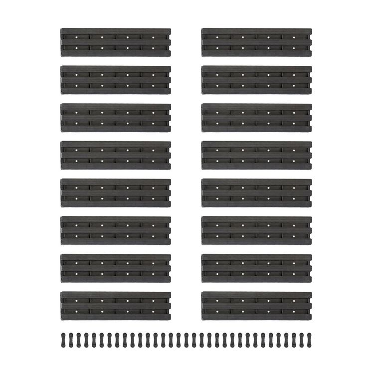 Produktbild: HTI-Living Gartenweg Nessa zum Ausrollen, 80teilig, grau