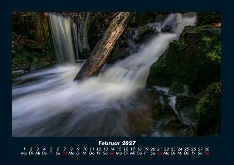 Produktbild: Wasserf&auml;lle 2027 Fotokalender DIN A4